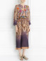 Платье из шелка с узором Etro  –  Модель Верх-Низ