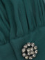 Платье из шелка и вискозы с кружевной отделкой Luisa Spagnoli  –  Деталь1