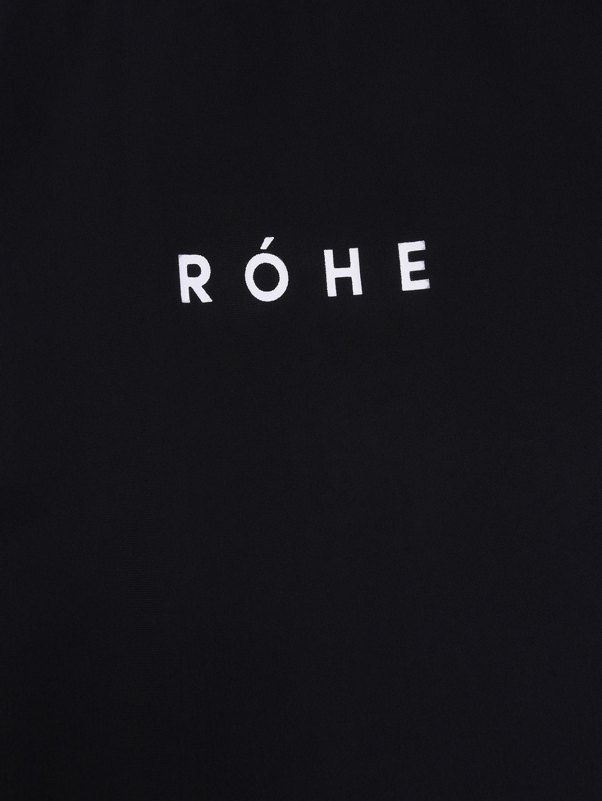 Топ с логотипом Rohe  –  Деталь1  – Цвет:  Черный