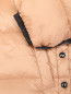 Куртка с капюшоном и черной фурнитурой Ermanno Firenze  –  Деталь1