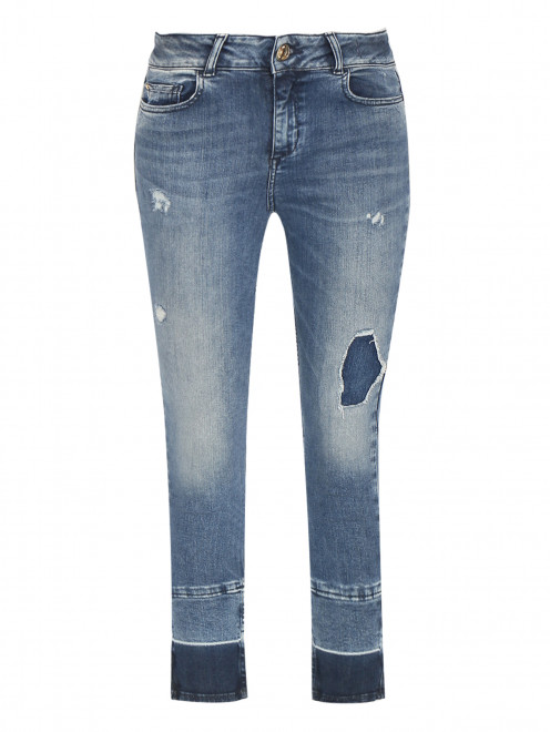 Укороченные джинсы из хлопка с фурнитурой My Twin - Общий вид