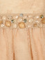 Кружевное платье из хлопка с декоративным поясом Blugirl  –  Деталь