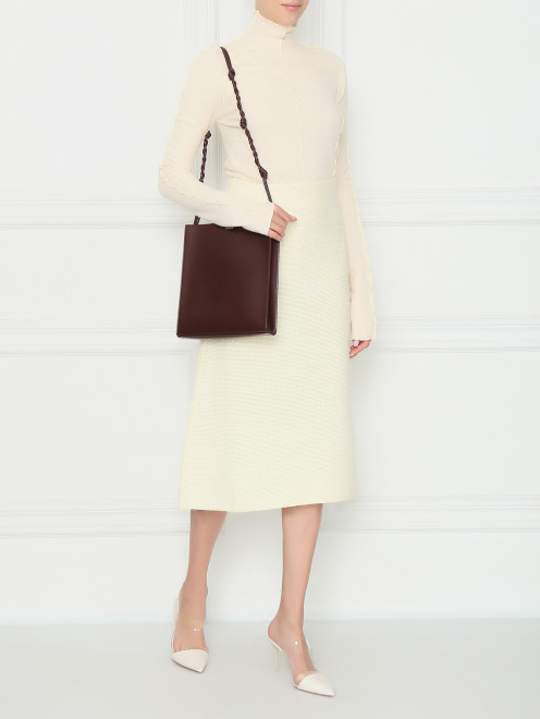 Юбка трикотажная из шерсти Jil Sander - МодельОбщийВид