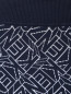 Трикотажная юбка-мини из хлопка с узором Kenzo  –  Деталь1
