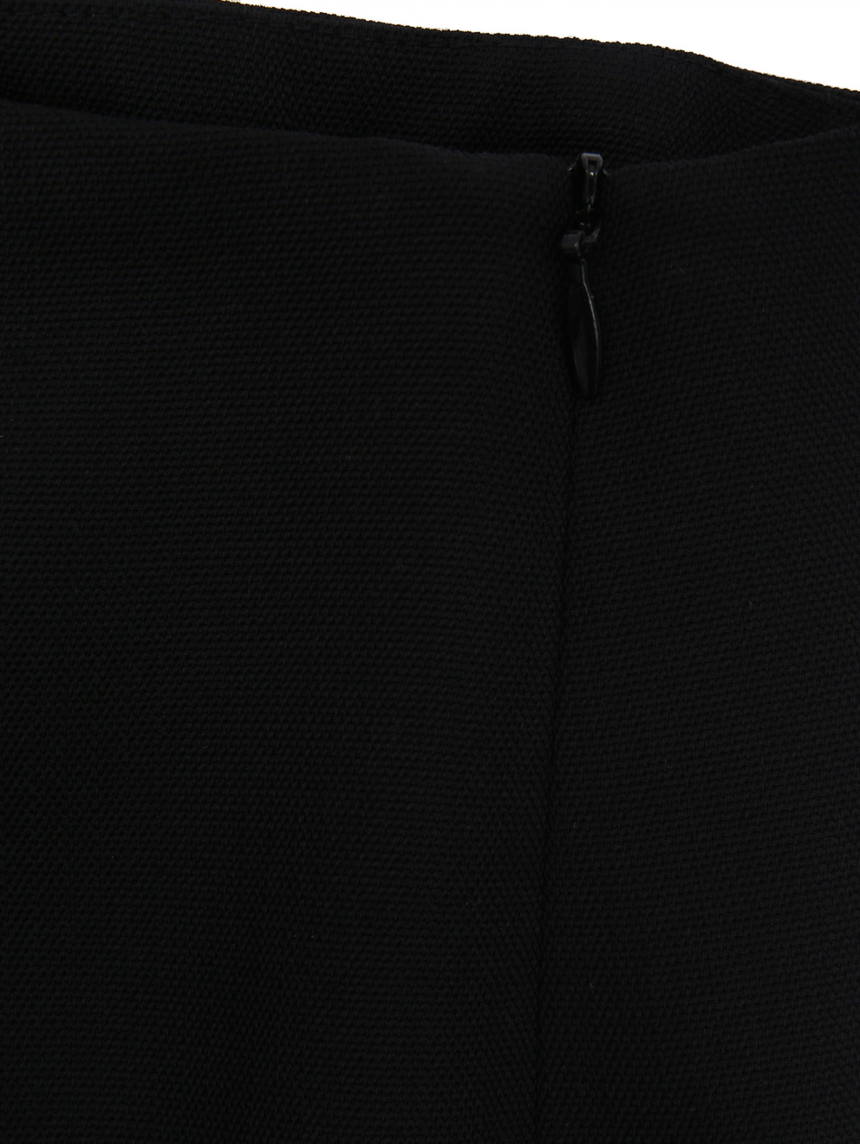 Расклешенные брюки из шерсти Rohe  –  Деталь1  – Цвет:  Черный
