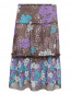 Юбка из шелка с цветочным узором Kristina Ti  –  Общий вид