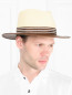 Шляпа из соломы с лентой Stetson  –  МодельОбщийВид