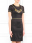 Платье мини декорированное цепью Moschino Couture  –  Модель Верх-Низ