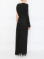 Платье-макси с драпировкой и бисером Jean Paul Gaultier  –  Модель Верх-Низ1