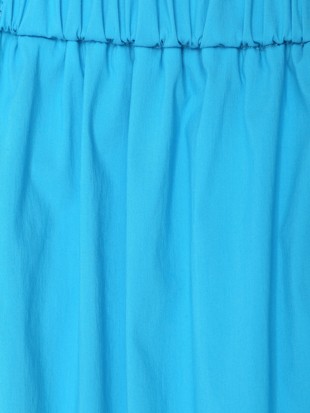 Брюки однотонные из хлопка на резинке Shade  –  Деталь1  – Цвет:  Синий