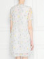 Платье из шелка с цветочным узором Dondup  –  МодельВерхНиз1