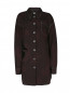 Блуза свободного кроя с принтом и контрастной отделкой Marc Jacobs  –  Общий вид