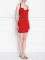 Платье-мини с контрастной отделкой La Perla  –  Модель Общий вид