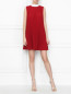 Плиссированное платье-мини Red Valentino  –  МодельОбщийВид