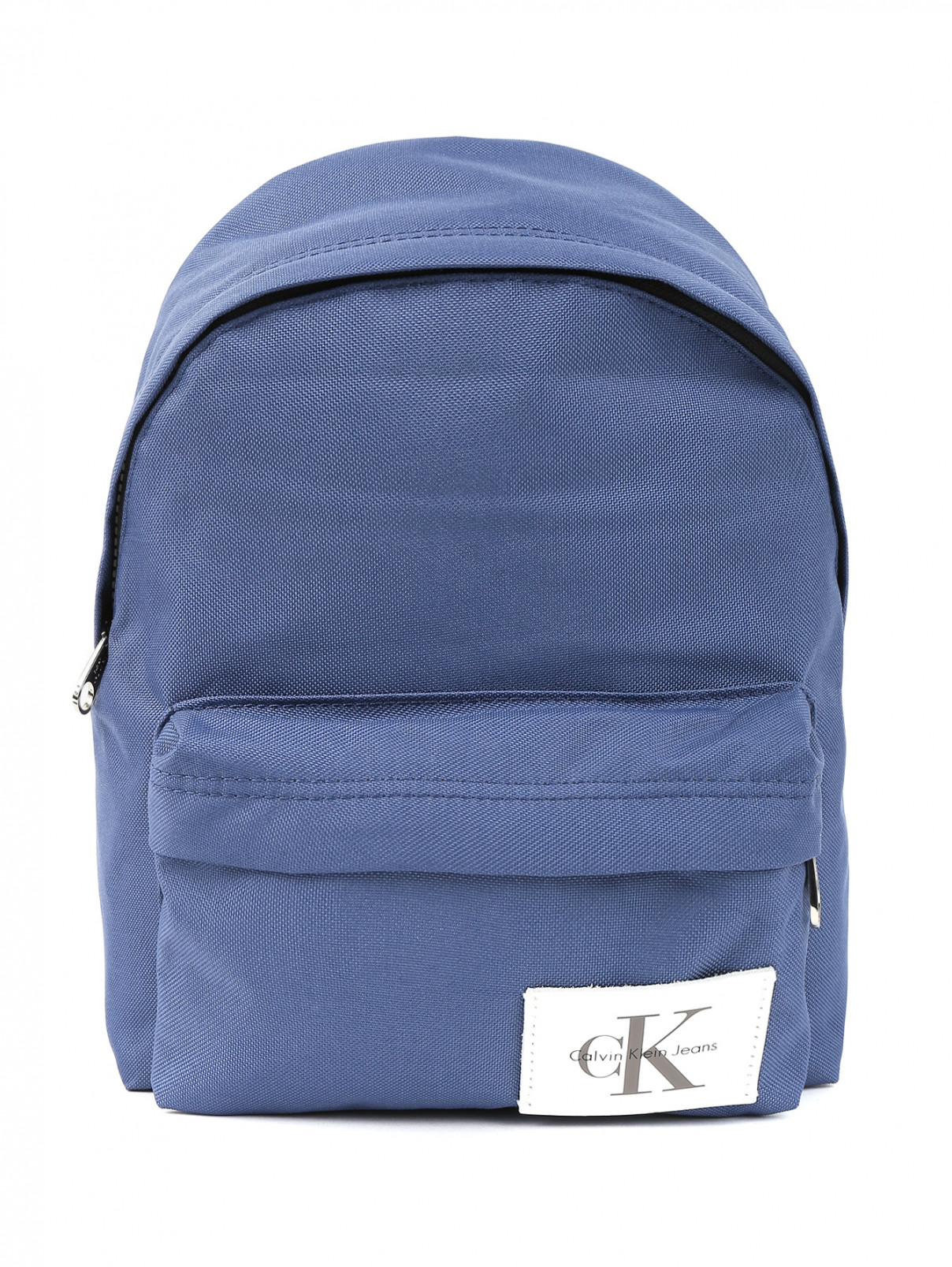 Рюкзак с контрастной вставкой Calvin Klein  –  Общий вид  – Цвет:  Синий