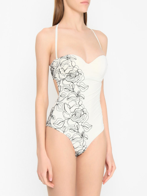Купальник слитный с вышивкой Ermanno Scervino - МодельВерхНиз