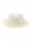шляпа плетеная с репсовой лентой Borsalino  –  Обтравка1