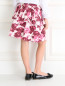 Бархатная юбка с цветочным узором I Pinco Pallino  –  Модель Верх-Низ1