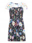Платье свободного фасона с цветочным узором Marina Sport  –  Общий вид