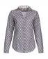 Блуза из хлопка с узором и V-образным вырезом R95TH  –  Общий вид
