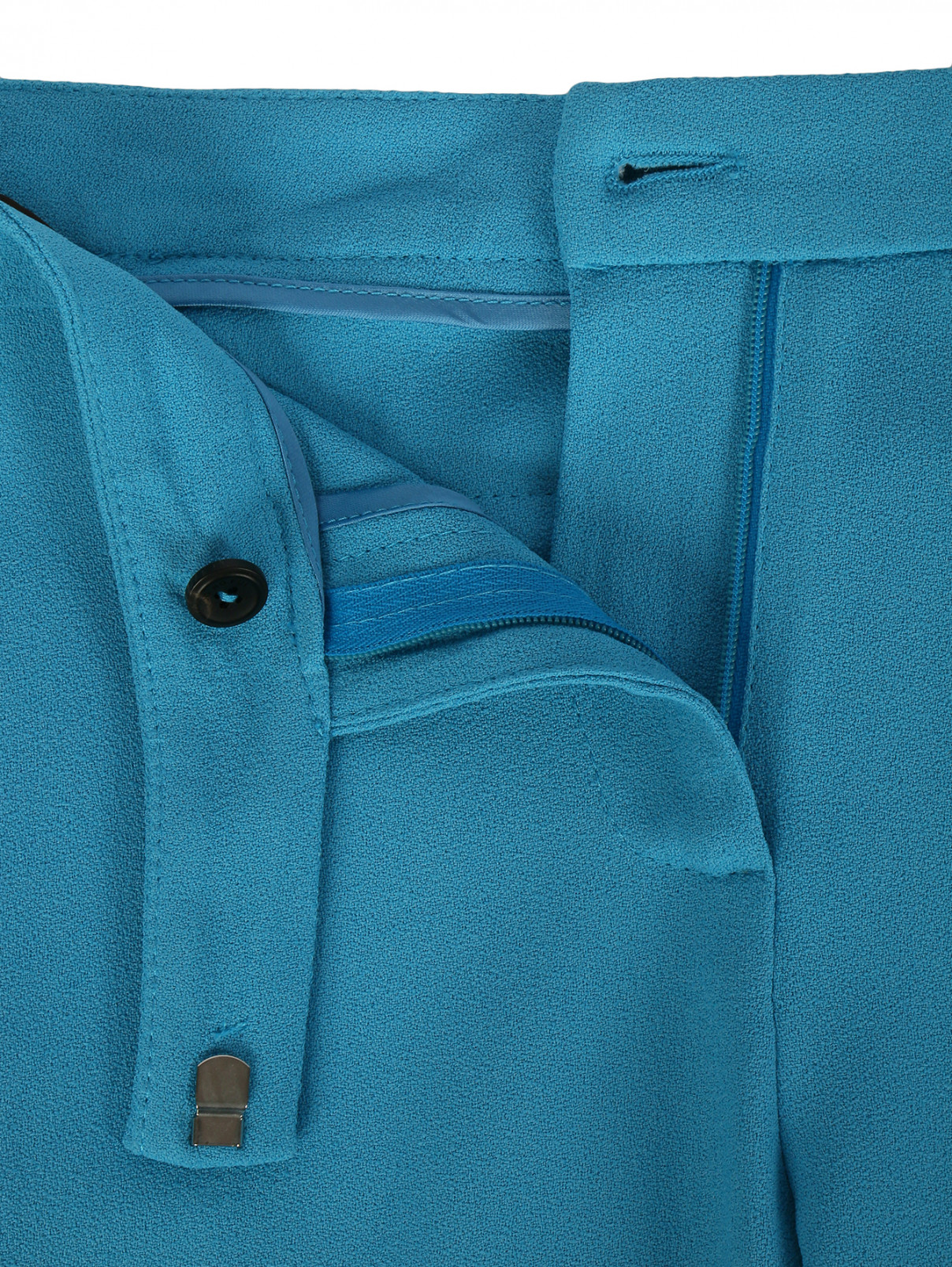 Узкие брюки со стрелками JO NO FUI  –  Деталь1  – Цвет:  Синий