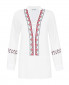 Блуза из смешанного шелка с вышивкой Dondup  –  Общий вид