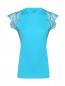Блуза из хлопка с вышивкой Alberta Ferretti  –  Общий вид