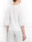 Блуза из хлопка с кружевными вставками Andrew GN  –  Модель Верх-Низ1
