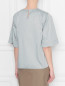 Блуза из хлопка с короткими рукавами Weekend Max Mara  –  МодельВерхНиз1