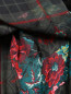 Шелковое платье с цветочным принтом Kenzo  –  Деталь