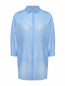 Блуза свободного кроя из хлопка с вышивкой ришелье Ermanno Scervino  –  Общий вид