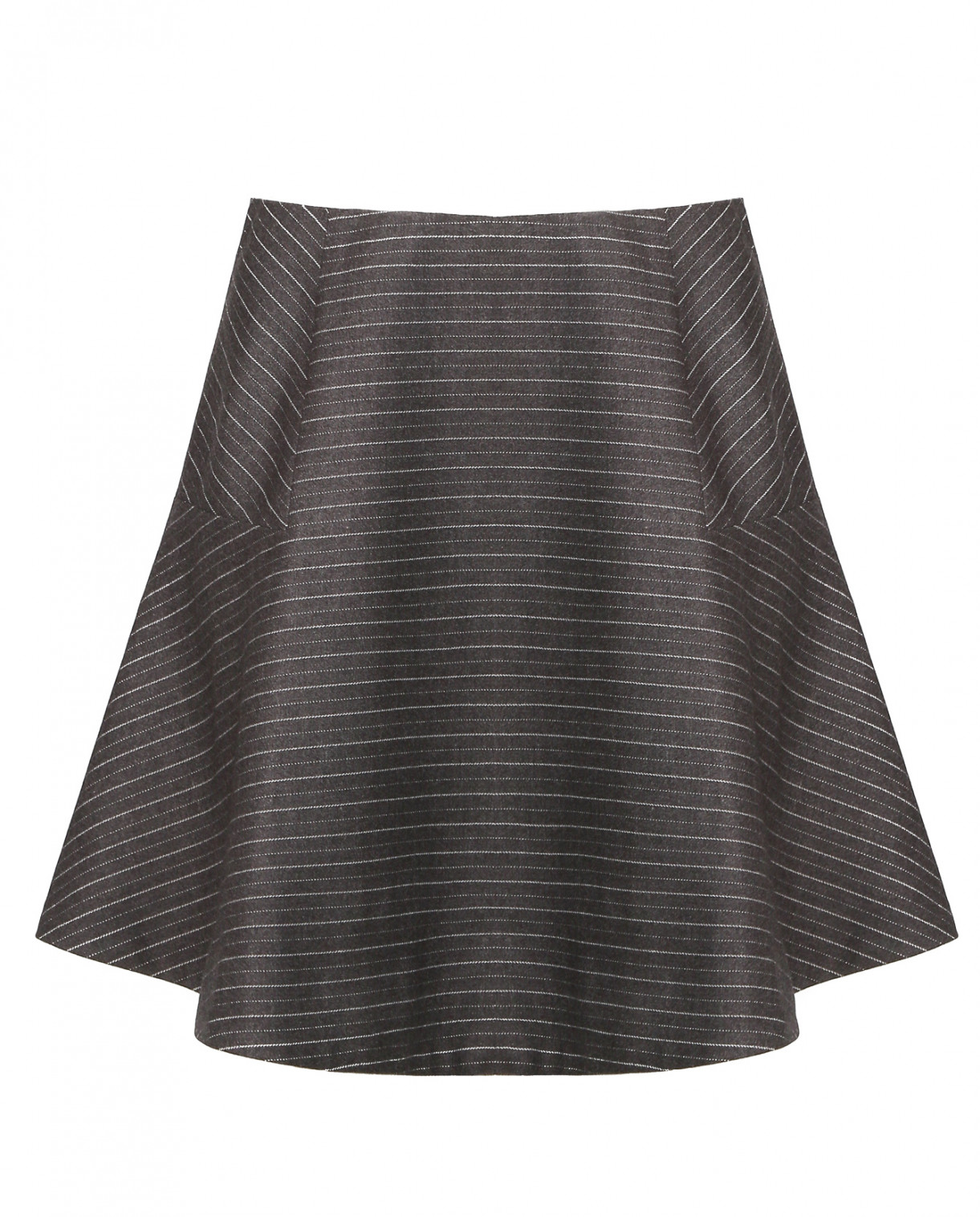 Расклешенная мини-юбка Suncoo  –  Общий вид  – Цвет:  Серый