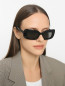Солнцезащитные очки в прямоугольной оправе Sportmax  –  МодельОбщийВид