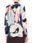 Блуза из шелка с абстрактным узором Philosophy di Alberta Ferretti  –  Модель Верх-Низ1