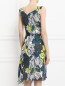 Платье из хлопка и шелка с цветочным узором Paul Smith  –  Модель Верх-Низ1