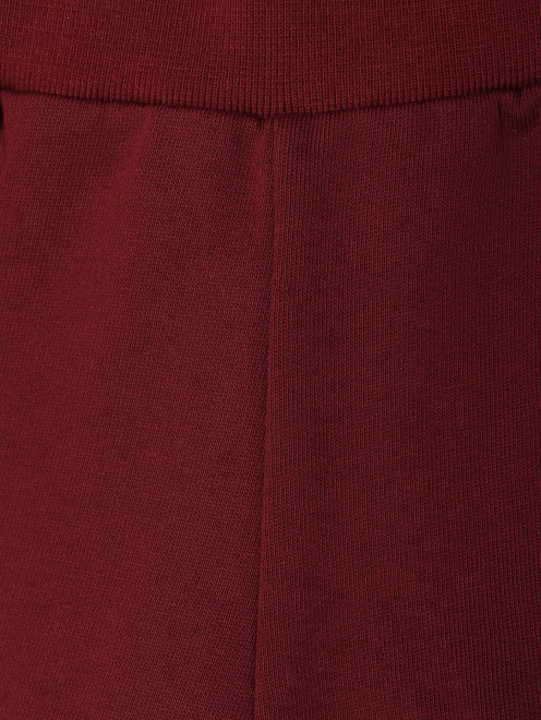 Трикотажные брюки с принтом - Деталь1