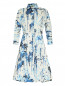 Платье из хлопка на пуговицах с цветочным узором Jean Paul Gaultier  –  Общий вид