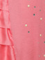 Платье прямого кроя декорированное кристаллами и рюшами MiMiSol  –  Деталь1