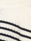 Плиссированные брюки свободного кроя с узором "полоска" Jean Paul Gaultier  –  Деталь1