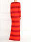 Трикотажное платье-макси с узором "полоска" Chapurin  –  Модель Верх-Низ1