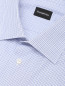 Рубашка из хлопка с узором клетка Ermenegildo Zegna  –  Деталь