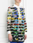 Удлиненная блуза свободного кроя Mary Katrantzou  –  Модель Верх-Низ