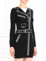 Удлиненный джемпер из шерсти с вышивкой Moschino Couture  –  Модель Верх-Низ