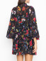 Платье свободного кроя с цветочным узором McQ  –  МодельВерхНиз1