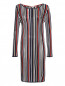 Трикотажное платье с узором полоска Tommy Hilfiger  –  Общий вид