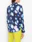 Блуза из шелка с цветочным узором Dorothee Schumacher  –  МодельВерхНиз1