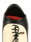 Туфли из кожи на шнуровке Moschino  –  Обтравка3