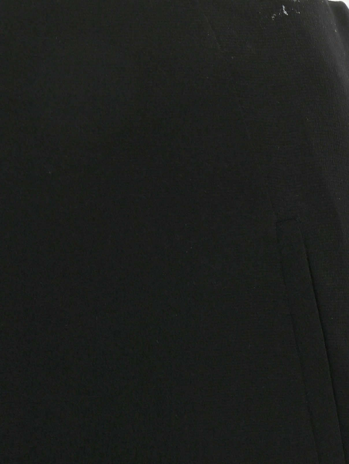 Юбка-макси из шелка с драпировкой Alberta Ferretti  –  Деталь2  – Цвет:  Черный