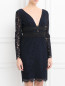 Платье-футляр с кружевным узором Diane von Furstenberg  –  Модель Верх-Низ