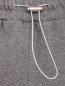 Трикотажные брюки из хлопка на резинке Persona by Marina Rinaldi  –  Деталь